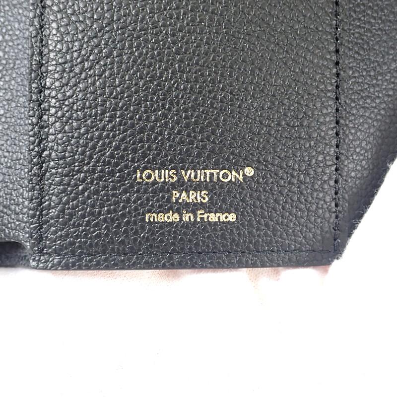 LOUIS VUITTON  M64060 Tri-fold wallet Noir Monogram Ann Platt Women