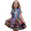 Girls Fly Sleeve Nightgown Girls Milk Silk Dresses