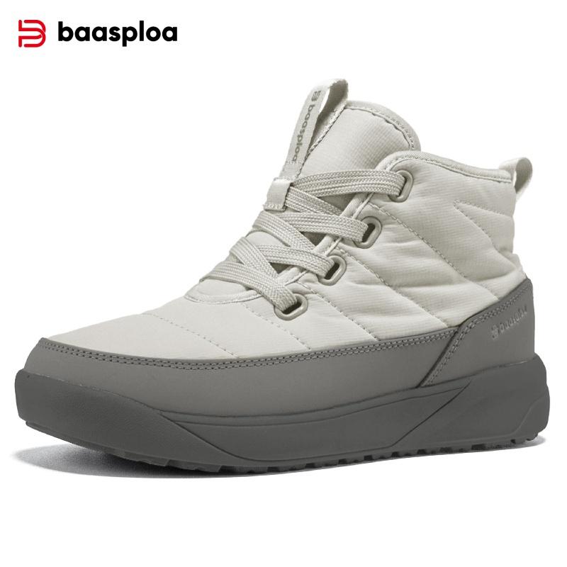 Women's snow boots outdoor waterproof non-slip warm short boots women's  casual hiking shoes cold-proof boots wool lining short barrel winter boots