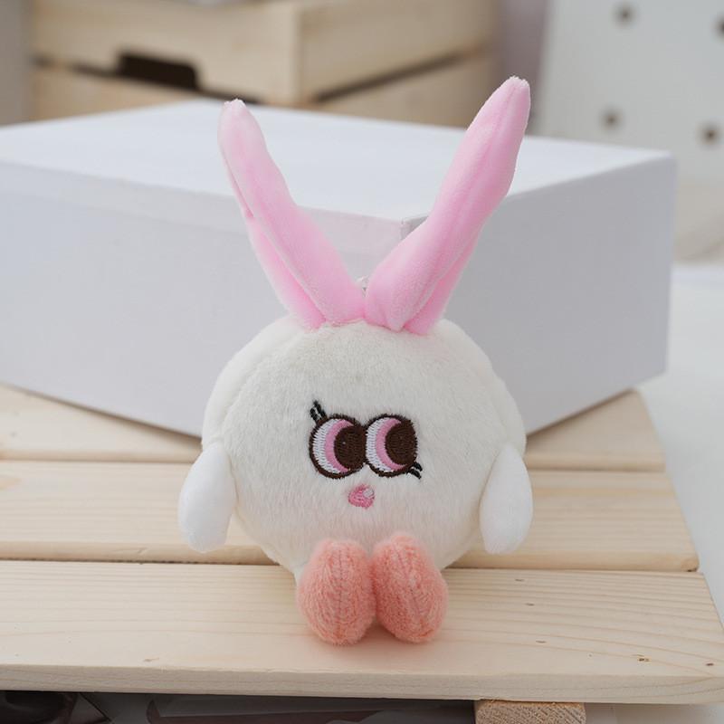 Adorable Plush Bunny Toy Soft And Cute Stuffed Animal With Heart In Pink Blue White Purple