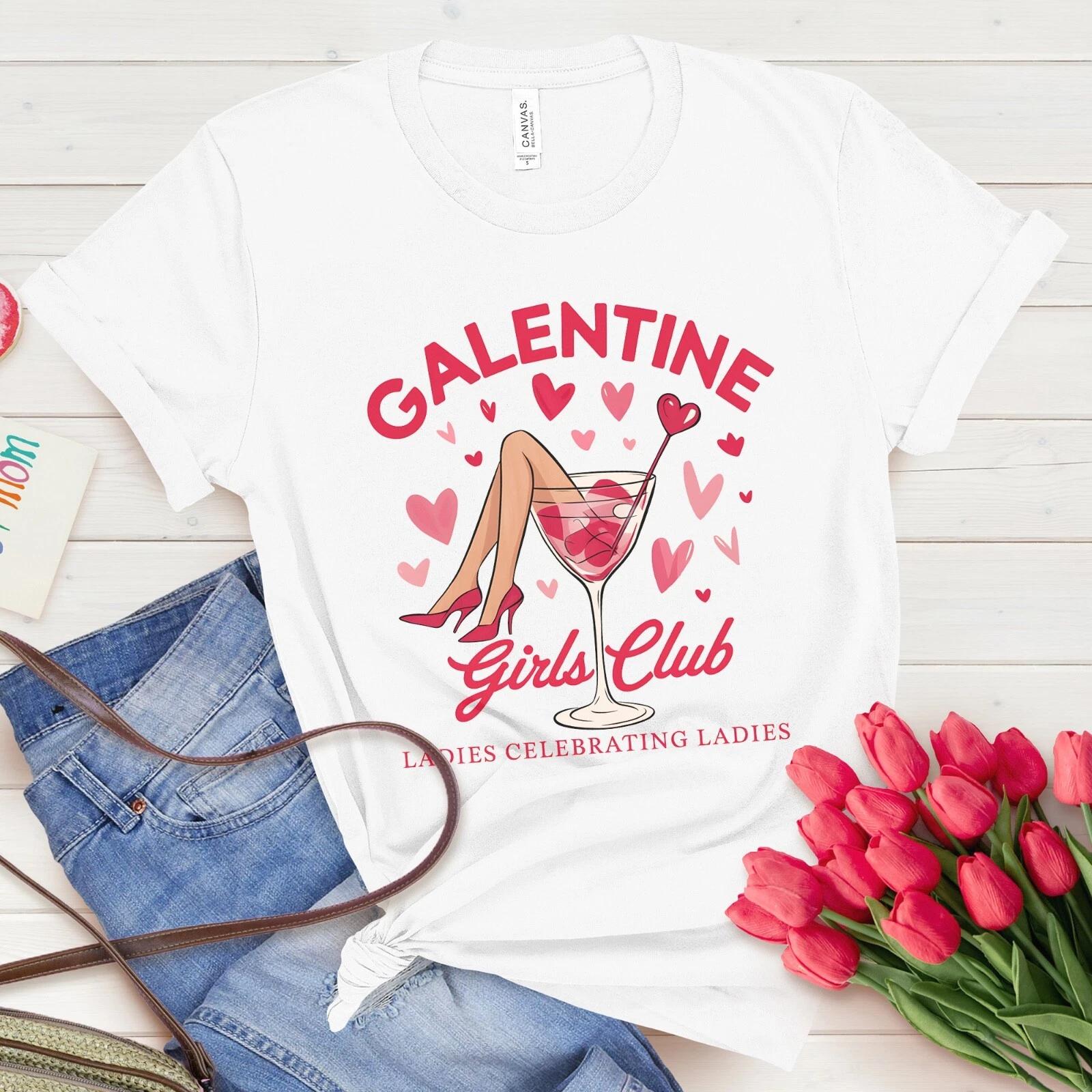 Galentine s Day t-shirt, Be My Galentine Gift, Girls’ Night Out Shirt XL
