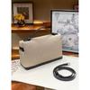 New LP27 handbag gigi same shoulder oblique span fashion canvas with leather bag temperament lunch box bag