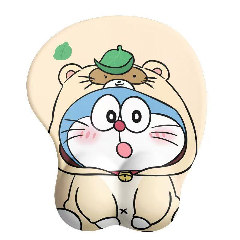 "Panda Mouse Pad Wrist Rest - Soft Silicone Mat for Office or Notebook Use"