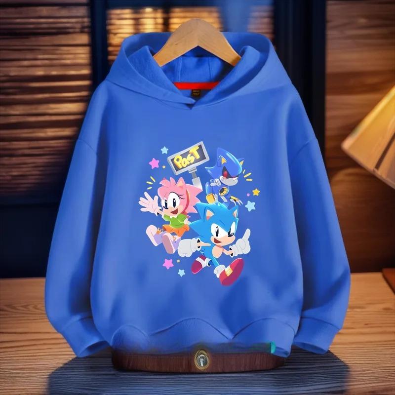 Children's Cartoon Print Fashion Sweatshirt Casual Versatile Hoodie Sweatshirts Kids Unisex