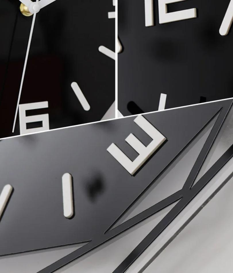 Modern Minimalist Decorative Wall Clock  Silent Acrylic Material  Minimalist Personality  Atmospheric Art Quartz Clock