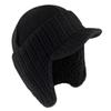 Warm Ear Flaps Cap Ear Protection Peaked Knit Cap Winter Beanie Hat  Men