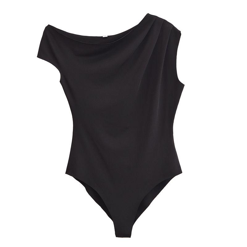 

Kaslead Новинка Женская одежда Модный стиль Модный плиссированный приталенный слим-фит комбинезон 5039005 Black L