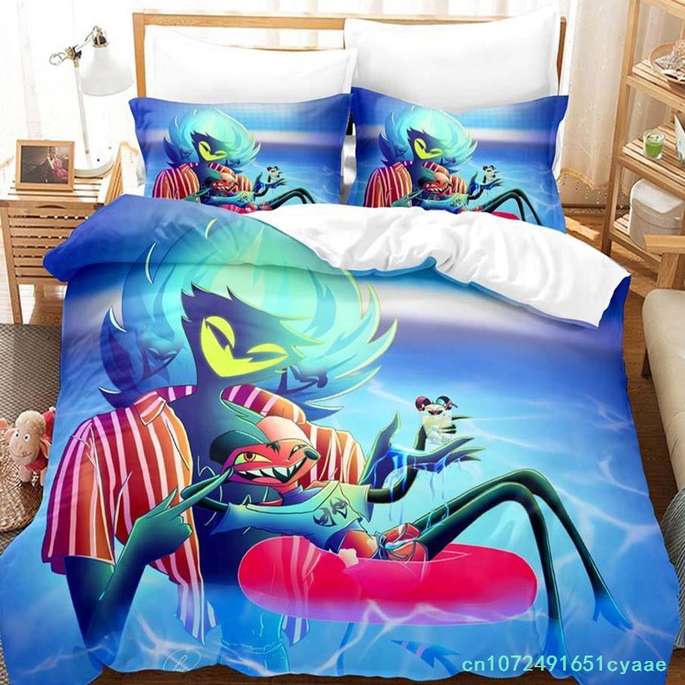 Fizzarolli Boss Bedding Set Single Twin Full Queen King Size Bed Set Adult Kid Bedroom Duvetcover Sets Anime Parure De Lit Bed