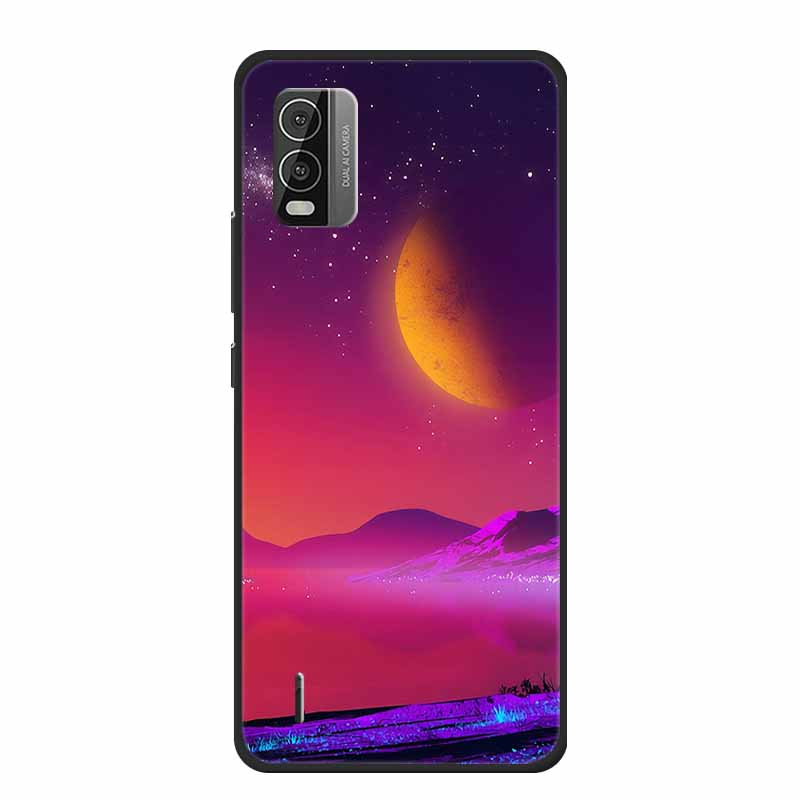 For Nokia C110 C210 C300 Case Soft black Silicone Bumper TPU Phone Wolf Cat Flower CaseS For C110 210 300 Shock proof Bumper TPU
