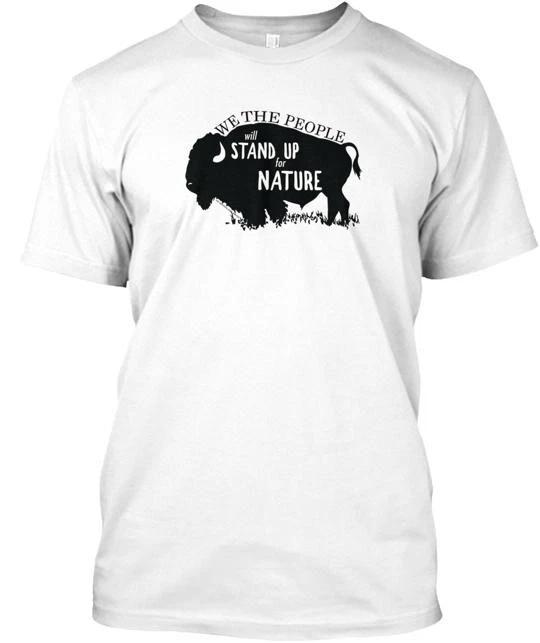 alt Us National Park Service Bison T shirt Made in the USA Size S to 5XL L