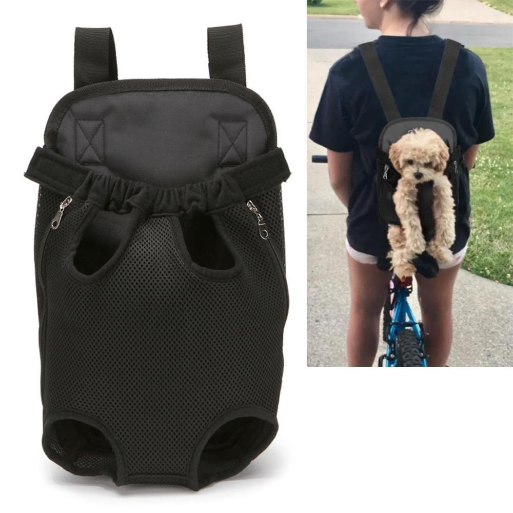 Lightweight Build Pet Carrier Pack Dual Shoulder Strap Cat Dog Daypack Vet Visit