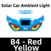 Wireless Solar Powered Demon Eye Car Light Suction Cup Smart LED Lights Cool EYE Ambient Lights
