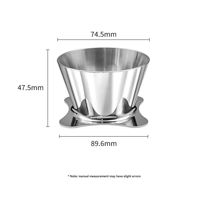 BAAJ-פילטר קפה Pour Over כוסות פילטר קפה לכוס פילטר קפה OREA V2 V3 פילטר קפה ידני לבישול חוץ