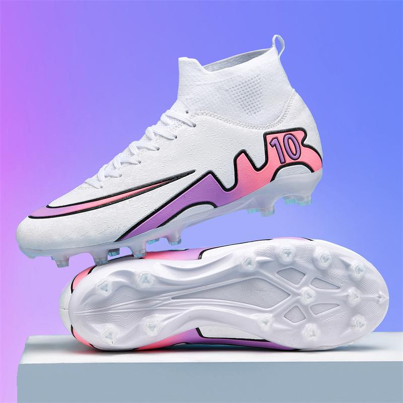 Unisex Messi High-Top AG Soccer Cleats for Adults & Youth - Ideal for Grass Training & Competitions