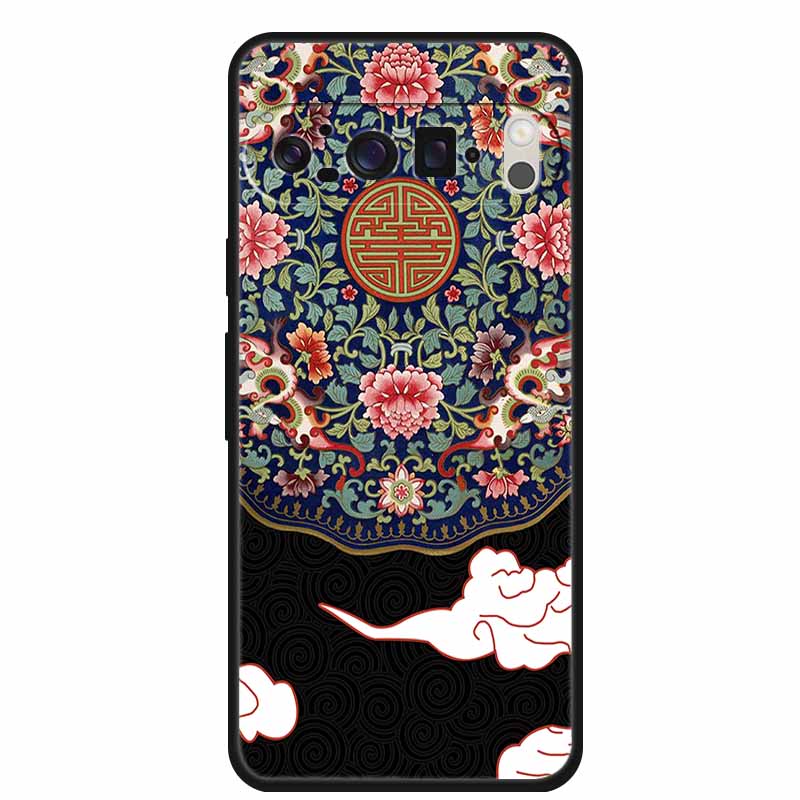 3D Emboss Cover For Google Pixel 9 Pro XL / Pixel 9 Pro / Pixel 9 Case Flower Relief Soft Silicone Cover For for Google Pixel 9