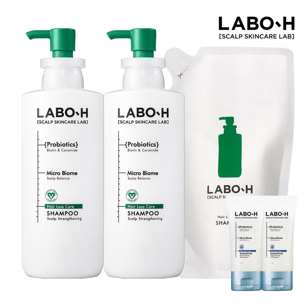 

[Special Price for This Week] LABO-H Scalp Strengthening Shampoo 800ml + Refill 400ML (+ Бесплатный подарок: Подарки могут быть изменены.)