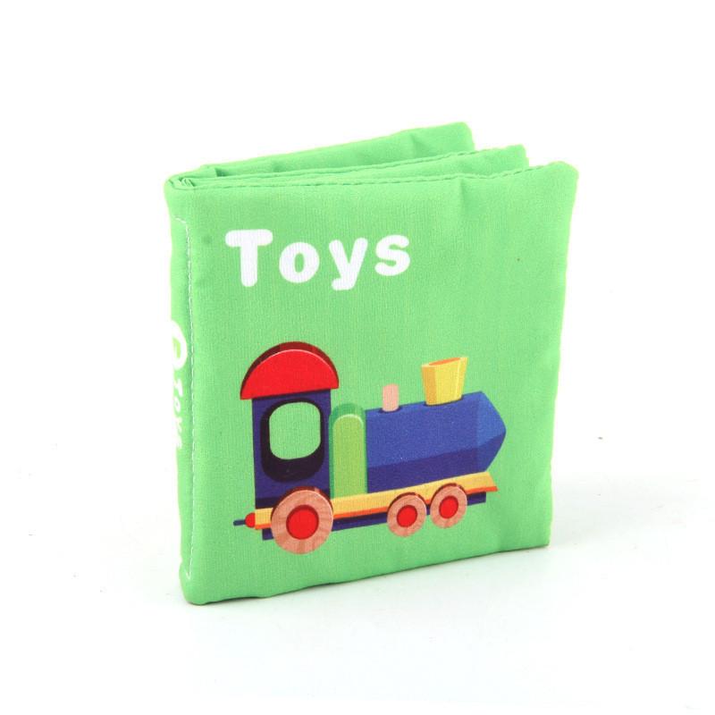 Children's Educational Tear-resistant Water Boilable Palm Book 0-3 Years New Set Cloth Book Toy