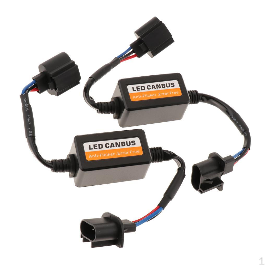 

(2PCS) Anti Flicker Wiring Harness , Installation