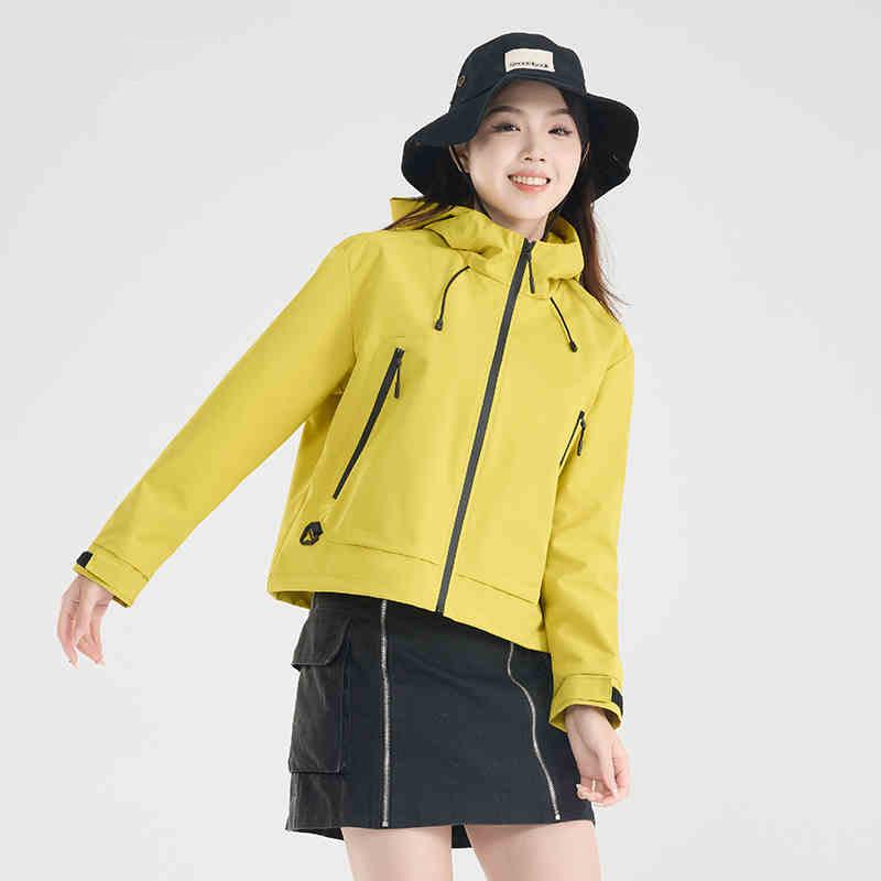 Woodpecker Unisex Windproof & Waterproof Jacket for Spring & Autumn - Tower Riding & Mountaineering Style