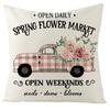 Spring Pillow Case Sofa Waist Pillow Case Garland Truck Light Luxury Home Office Pillow Pillow Case