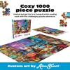 Buffalo Games - Aimee Stewart's Northern Lights Cats Winter Scene 1000-piece Jigsaw Puzzle for Adults, Made in the USA