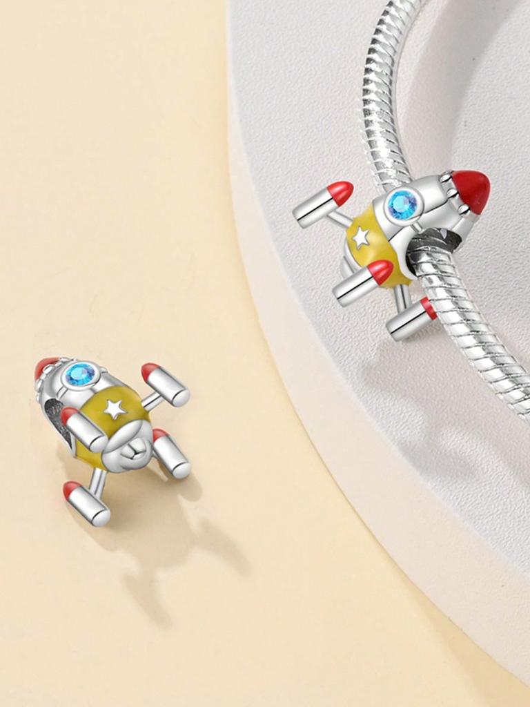 Charm Copper Colors The Universe Moon Pattern Stars Bead For Original Bracelet Diy Beads Charms Jewellery Creating Present For Women Styfne