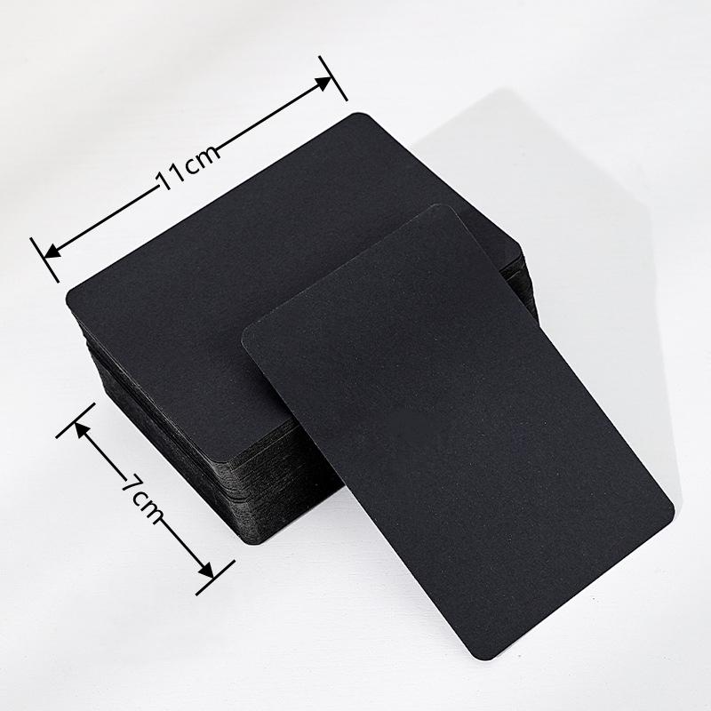 20/50/100pcs 11x7cm Thicken Blank Kraft Paper Card Retro Double Sided Word Card DIY Postcard Gift Greeting Invitation Card