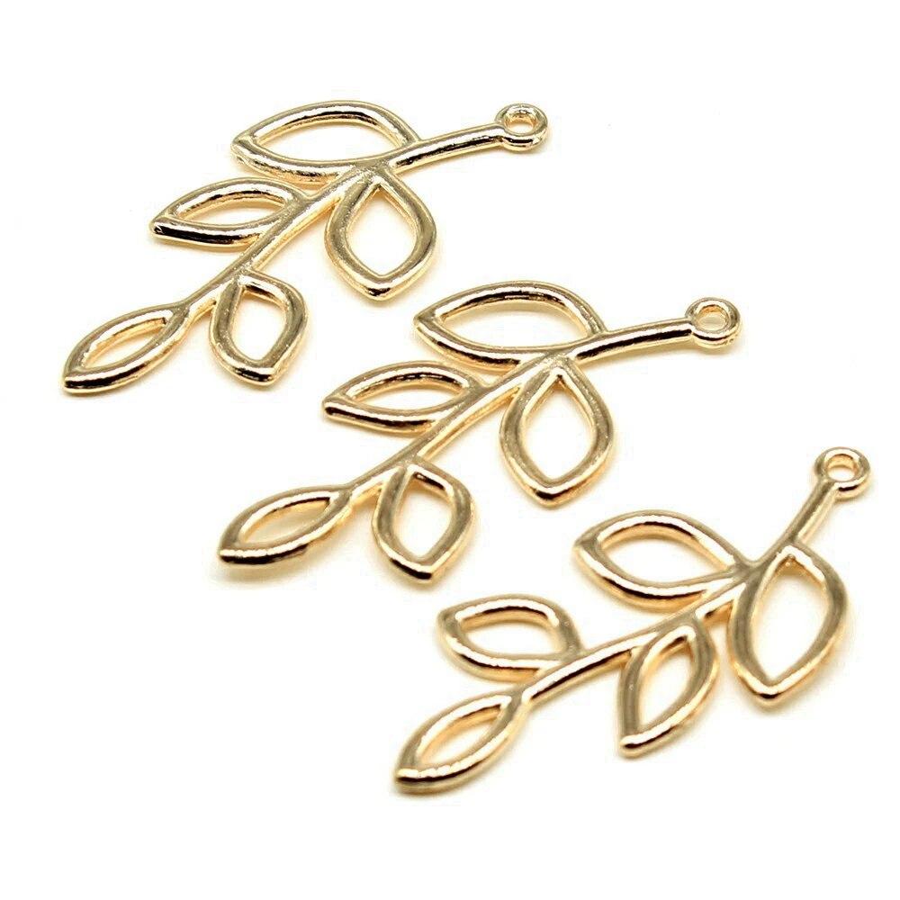 

Компоненты соединения ветвей и листьев. Автомобильный кулон. Симпатичные украшения. A01-10pcs-41x20mm