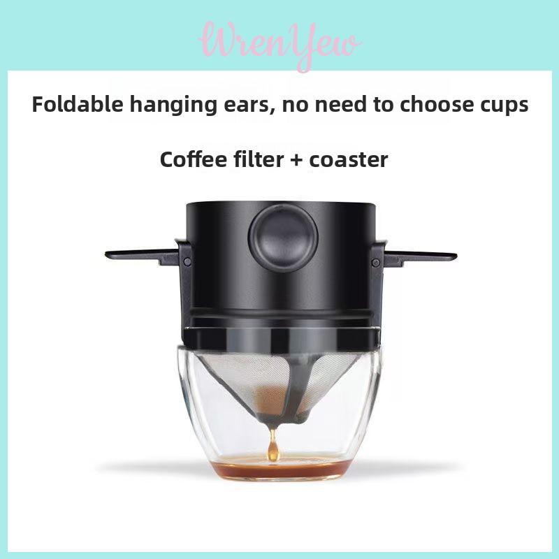 Coffee Dripper 304 Stainless Steel Mesh Reusable Pour Over Filter For Fresh Coffee