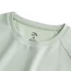 Anta Short Sleeve Moisture Wicking Casual Knit Shirt Summer T-Shirt Women tops Mugwort-Green 962627116-2