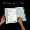 A5 Folder VAT Special Invoice Storage Multi-Layer Transparent Loose-Leaf Binder Bill Documents Check Holder Financial Use