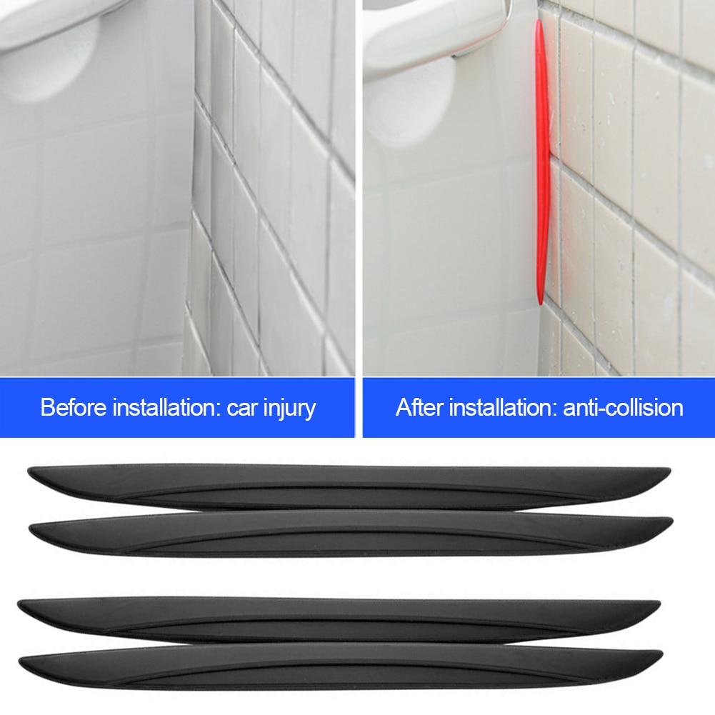 4 bucăți/set de protecție universală pentru răzuire bara de protecție Protector pentru marginea ușii mașinii autocolant de protecție pentru oglinda retrovizoare bandă de protecție