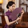 Handwritten Calligraphy Bamboo Folding Fan Antique Style Hand Fan Dance Fan  Calligraphy Painting