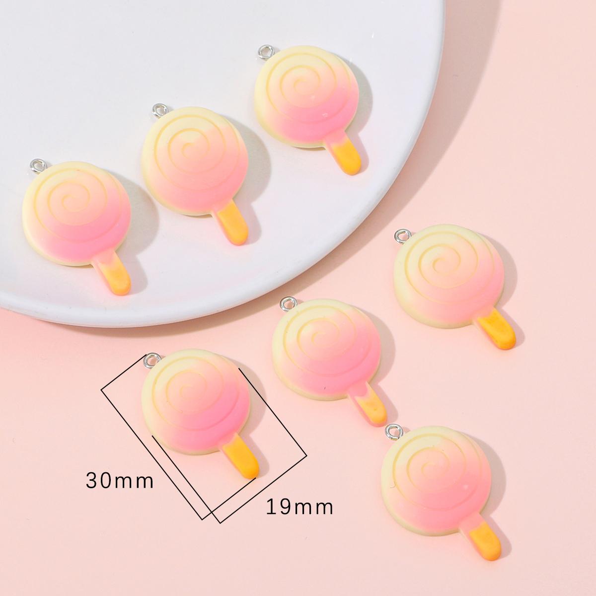 

4 шт. Мультфільмові смоляні підвіски для виготовлення ювелірних виробів Браслет своїми руками Аксесуари для ключів 19*30mm