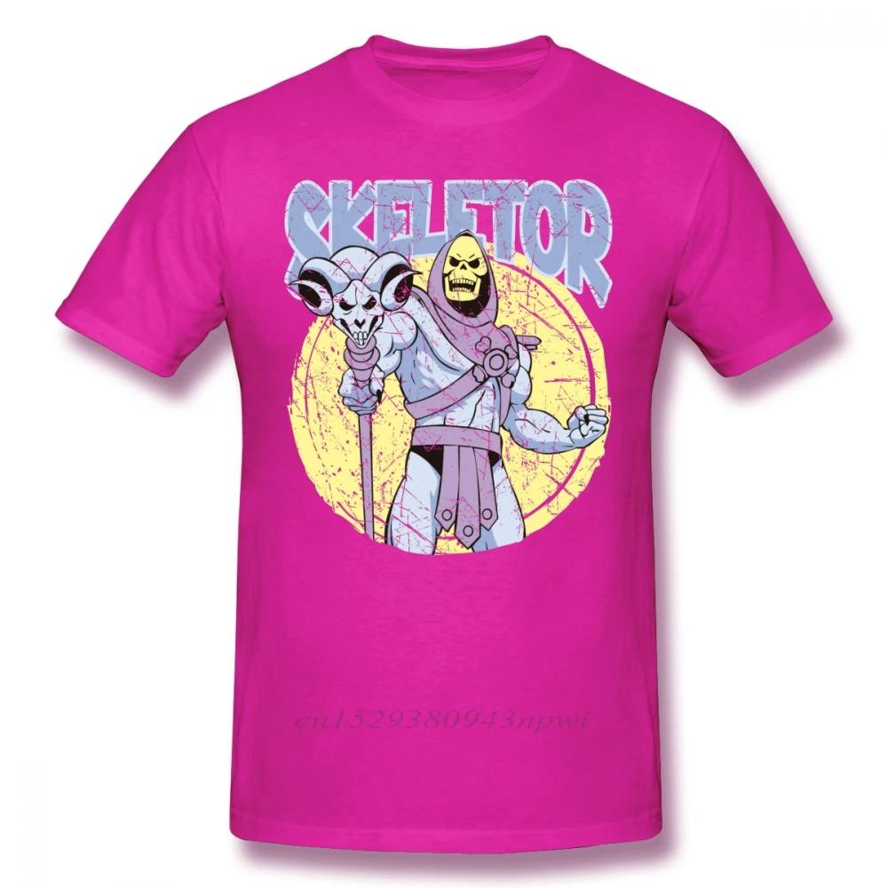 SKELETOR T-shirt SKELETOR T-shirt Korte Mouw Grappig T-shirt Grafisch Mannen Strand Katoenen T-shirt Jongens Punk Designer Streetwear