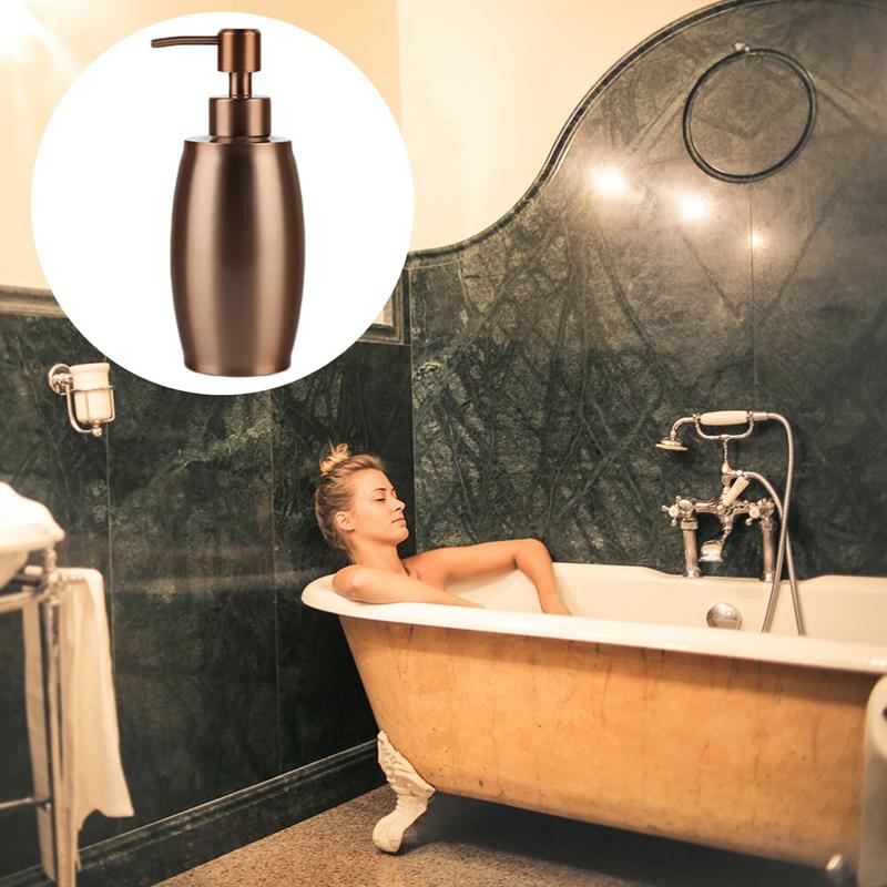 1 pcs. Home stainless steel soap travel bottle (rose gold) | Liquid soap dispensers