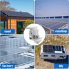 4Pcs Medium Pressure Solar Panel Clamps Adjustable Solar Rail End Clamps  Photovoltaic Support