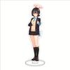 Anime Blue Archive Sunaōkami Shiroko Stand Model Cosplay 15cm Acrylic Game Figure Waraku Chis Cute Desk Decor Fans Collection