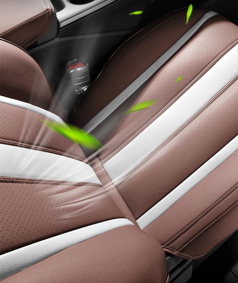 Qin PLUS 25 Smart Driving Seat Cushion & Cover - All-Season Breathable Leather