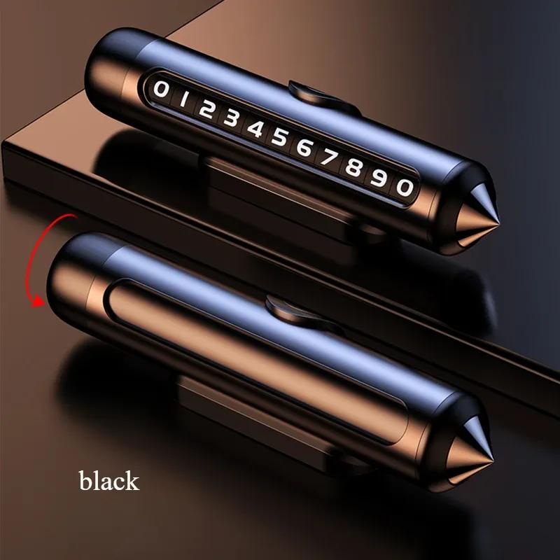 2025 New Car Phone Plate Temporary Parking Number Mobile Phone Number Display On The Car Accesorios Para Auto Modification