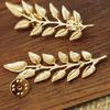 1 Pair Brooch Pins Leaf Shape Decoration Jewelry Long Lasting Lapel Brooches Clothes Decor