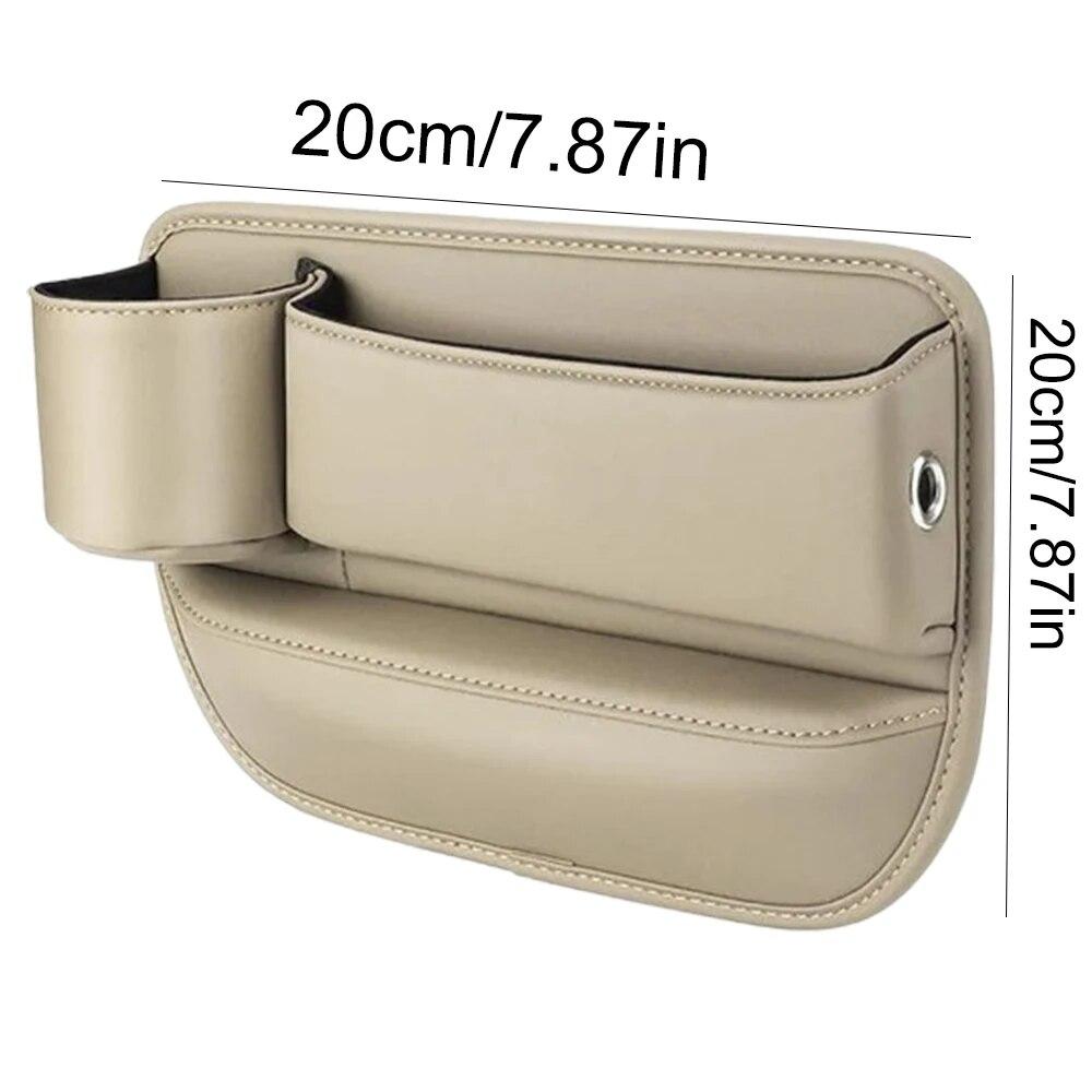 Premium Car Seat Gap Organizer Multifunction Console Side Storage Box with Cup Holder Car Interior Storage Pocket Storage Box