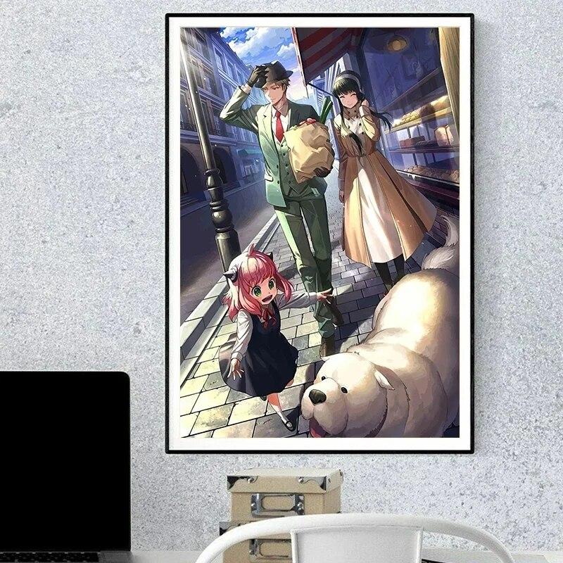 Classic Japan Anime Spy X Family Posters Modern Pictures Canvas Painting HD Print Wall Art for Living Room Home Decoration Gift