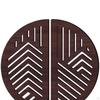 Creative 3D Wooden Wall Art Accent Sculpture Basswood for Cafe Entryway