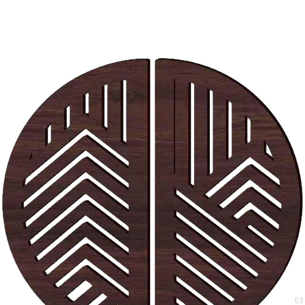 Creative 3D Wooden Wall Art Accent Sculpture Basswood for Cafe Entryway