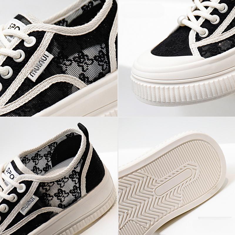 White Shoes Women's New Summer Students All-Match Casual Ins Fashion Shoes Thick Bottom Fashion Sneakers