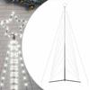 VidaXL Sapin de Noël à LED 861 LED blanc froid 478 cm, lumière de Noël, lumière de Noël LED, lumière de Noël extérieure, 4016425