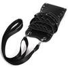 Fashion PU Leather Hairdressing Scissors Bag Large Capacity Durable Hairstylist Waist Bag Haircut Bag Crossbody Scissors Tool