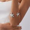 Exaggerated Boho Open Cuff Bracelet 2025 New Trend Geometric Metal Opening Adjustable Starfish Wide Bangles for Women Arm Bracelets Jewelry