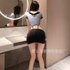 Sexy lingerie hot hollow hip wrap secretary cosplay sexy temptation stewardess policewoman uniform temptation